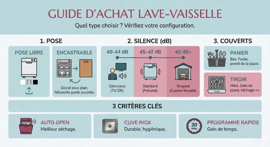 Guide d'achat lave-vaisselle