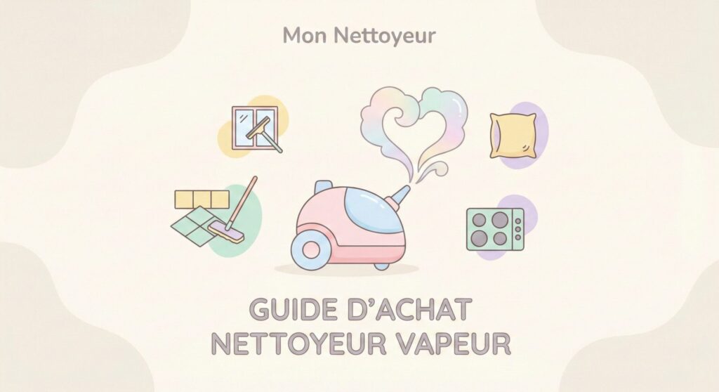 Illustration guide d'achat nettoyeur vapeur