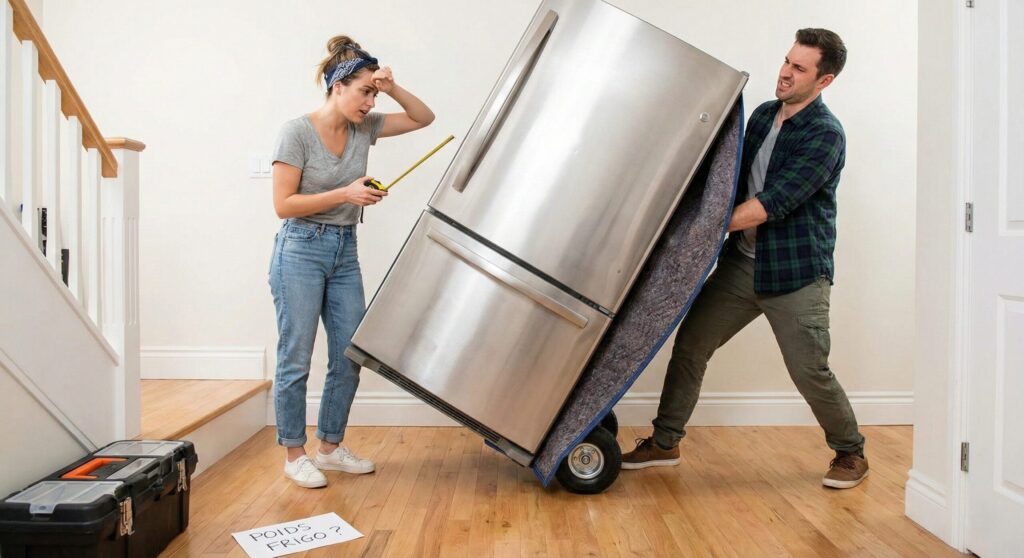 Poids frigo moyen guide