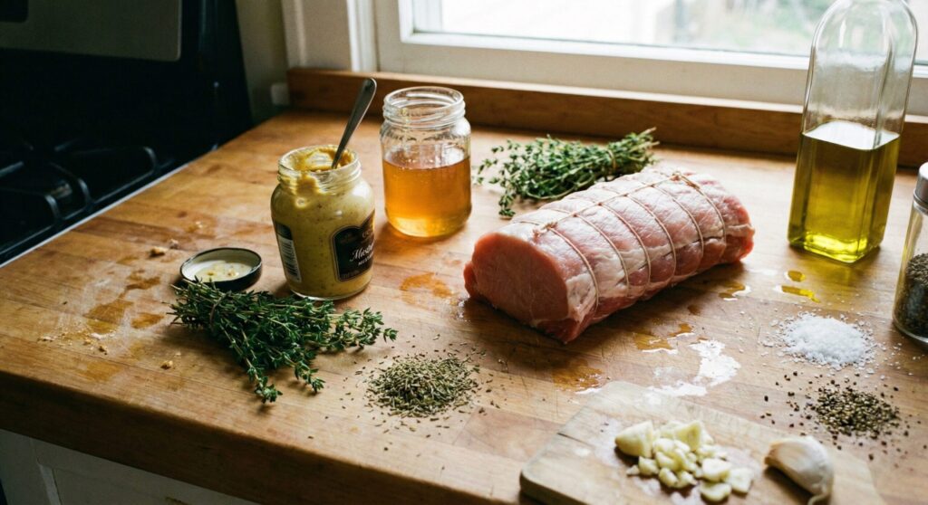 Rôti de porc au airfryer ingrédients