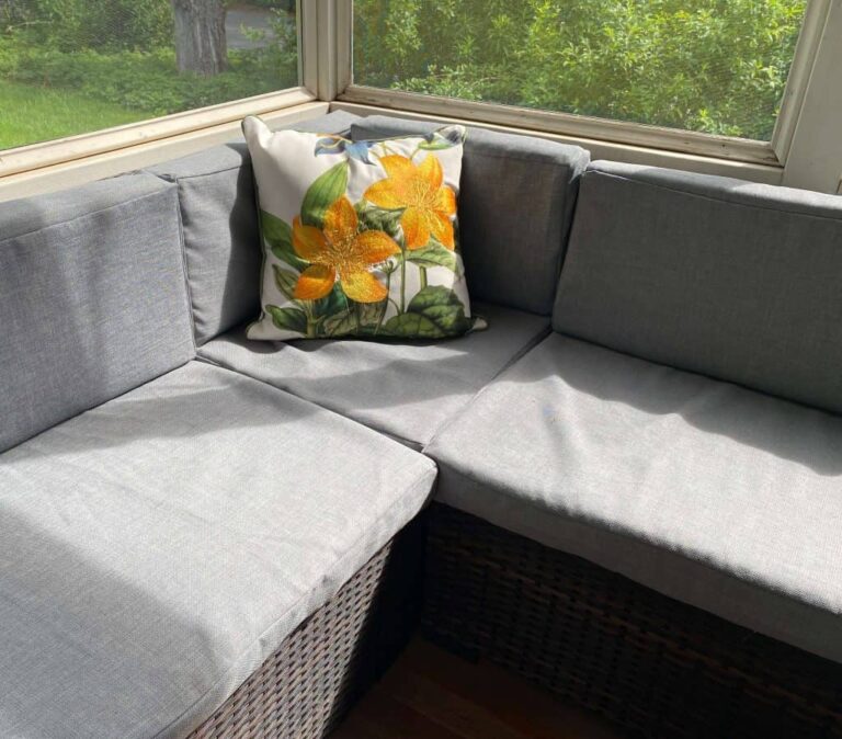 Comment faire une housse de coussin épais déhoussable sans fermeture éclair