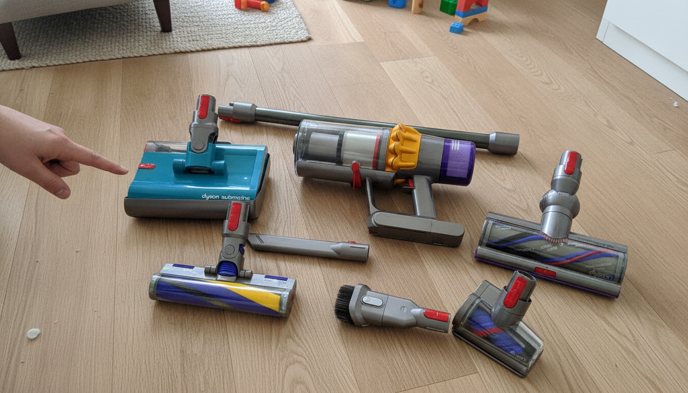 Dyson V15s Detect Submarine accessoires