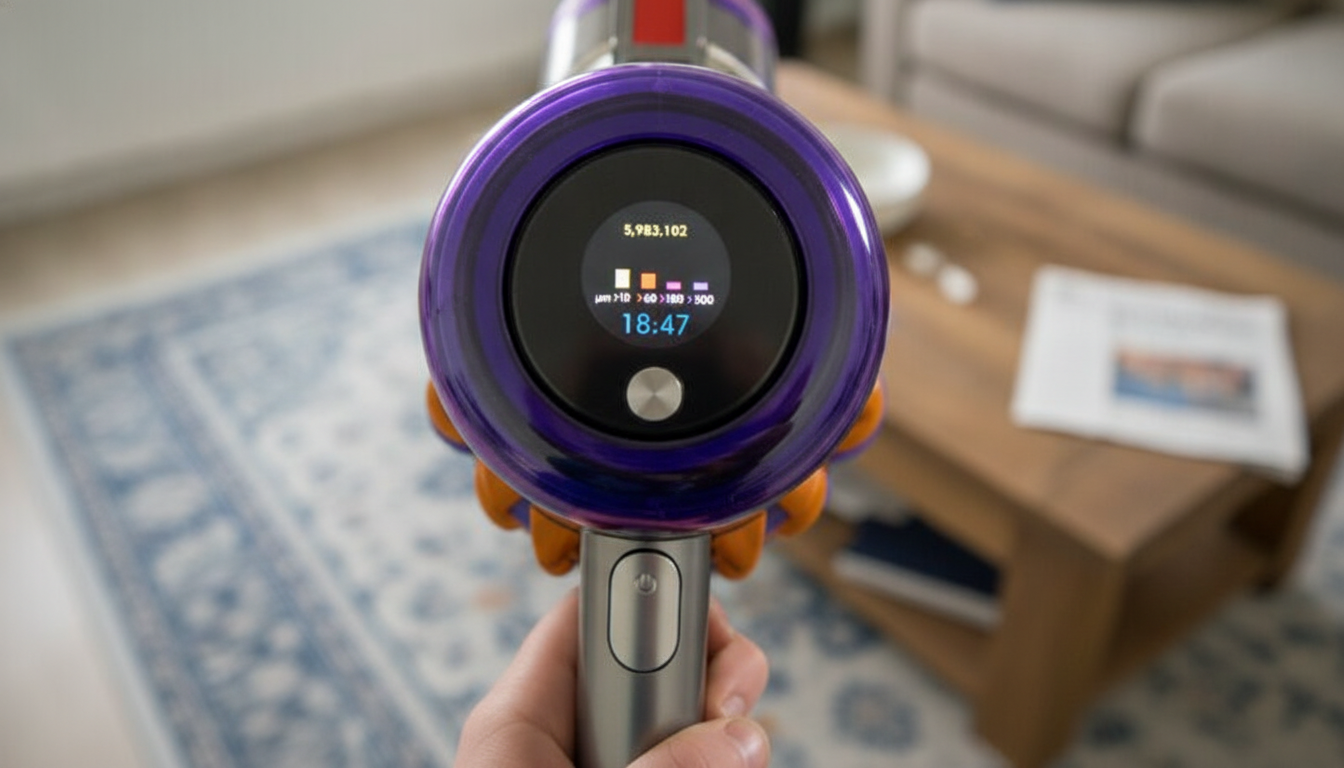Dyson V15s Detect Submarine écran