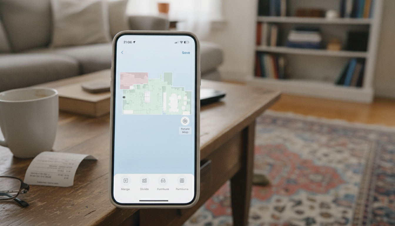 Eufy Omni S2 application carte
