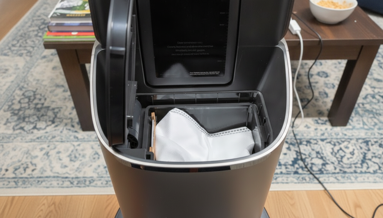Eufy Omni S2 sac poussière station