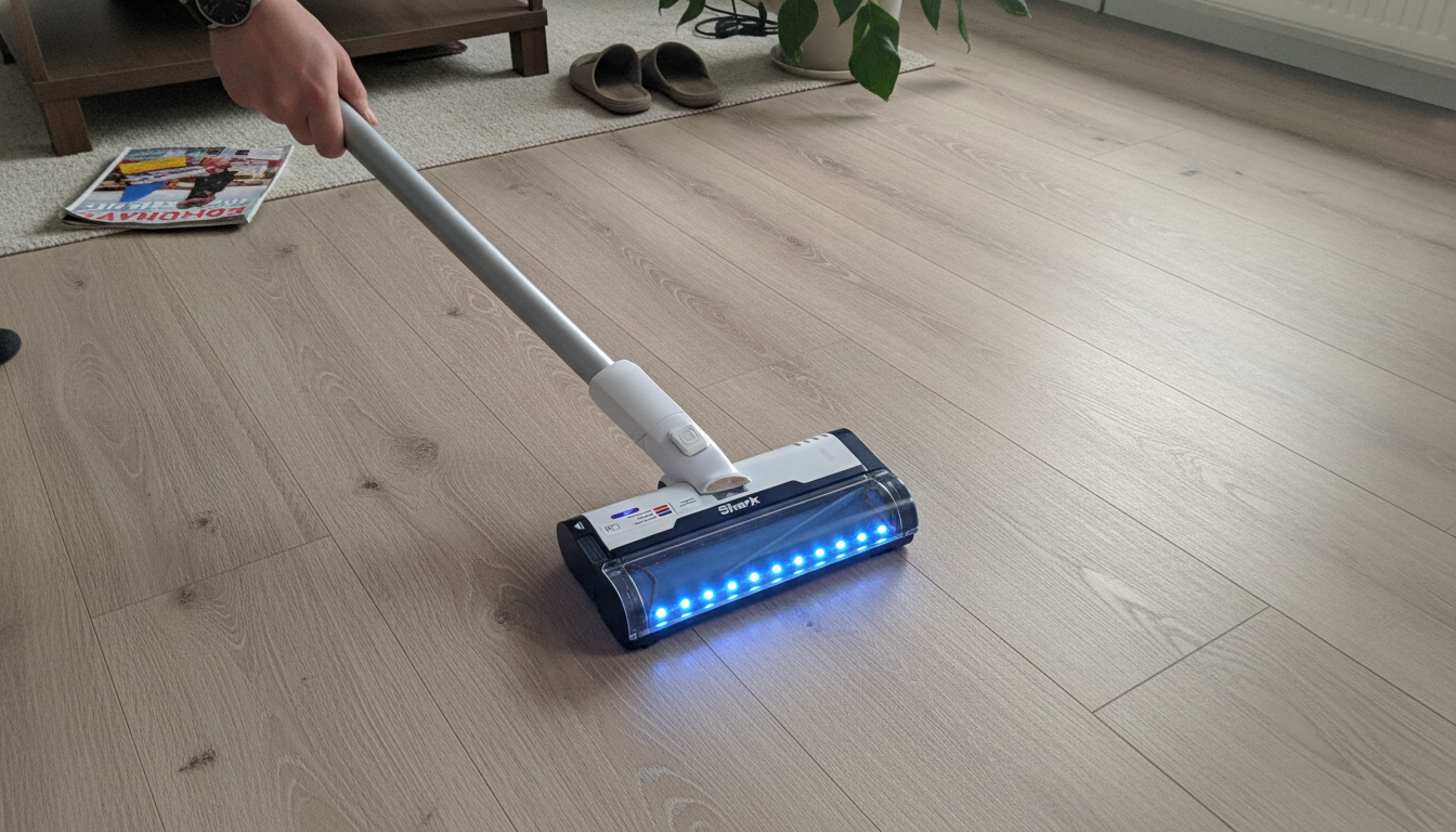 Shark Clean & Empty BU3521EU sur parquet