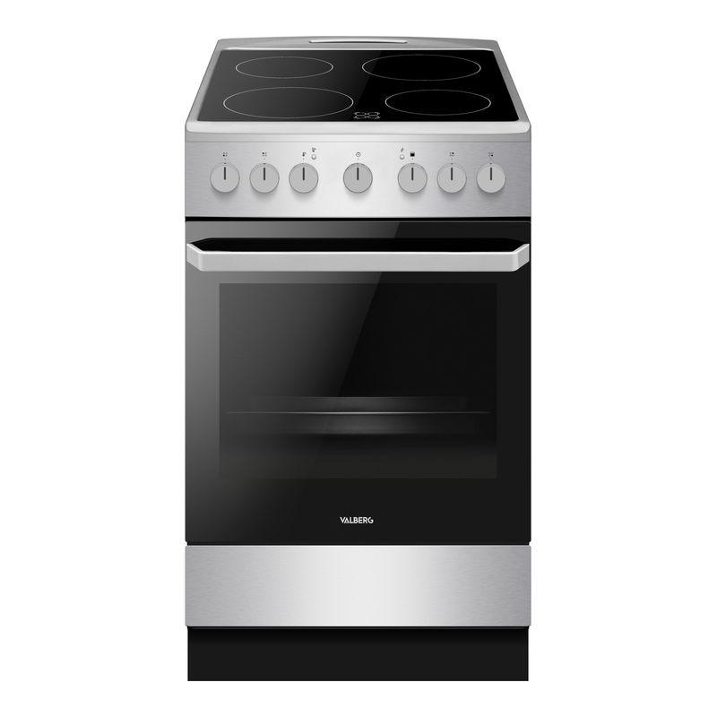 Cuisinière vitrocéramique Valberg VC 5060 4MC S 373P